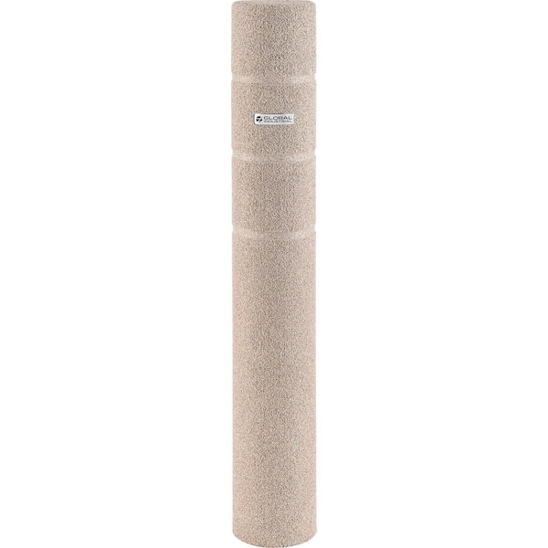 Global Industrial Decorative Bollard Cover, 8'' Dia. x 60''H, Stone Finish 670527 - main